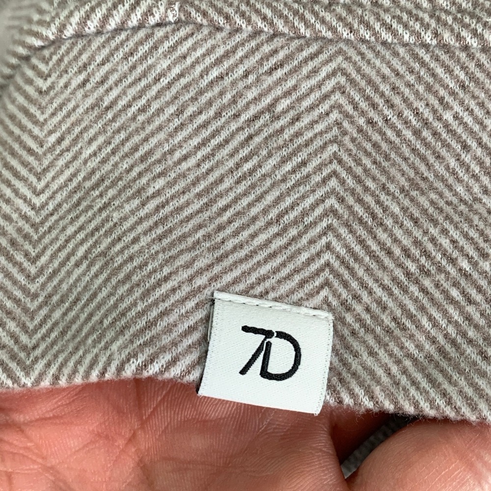 7 Diamonds Generation Soft Hoodie Men 2XL Beige Flannel Performance Stretch - Picture 3 of 9